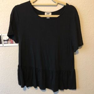 Old navy peplum tee